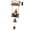 C, variant on Retro Welcome Bell Ornament Resin Rustic Hand Bell Figurines Crafts Multi-purpose Decorative Wind Chimes Outdoor Villa Decoration (Multicolor 1)