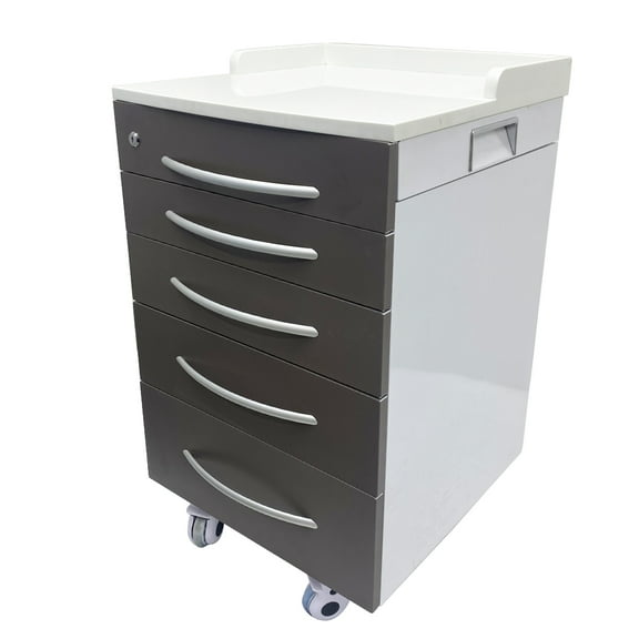 4 Drawer Dental Medical Assistant's Mobile Utility Storage Cart