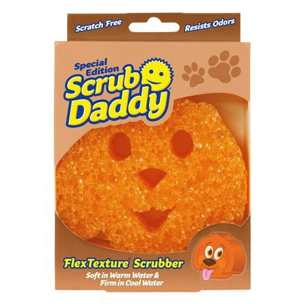 Scrub Mommy Essentials Pets Dog - Scratch-Free Multipurpose Dish Sponge - BPA Free & Made with Polymer Foam - Stain & Odor Resistant Kitchen Sponge (1ct)