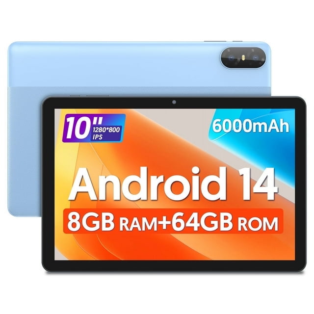 Android Tablet, 10 inch Android 15 Tablet with Octa-Core Processor