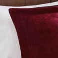 thumbnail image 5 of Alton Plush to Sherpa Comforter Set Red/Black Full/Queen, 5 of 5