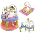 thumbnail image 1 of Costway Centro de actividades para bebés 3 en 1, andador inflable, mesa de actividades y alfombra de juegos, centro de aprendizaje infantil, altura ajustable a 3 niveles, diseño plegable, 1 of 1