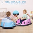thumbnail image 1 of EDTara 12v Kids Ride On Bumper Car, Electric Ride On Toy for Toddlers With Remote Control, 360° Spinning, Power Display, Led Lights, and Built-In Music, 1 of 7