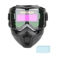 thumbnail image 4 of HILABEE Welding Helmet Anti Splash Dimming Detachable Soldering Protector Face Cover Standard and 10 Lens, 4 of 9