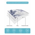 thumbnail image 5 of Blue Yellow Palm Tree King Size Down Alternative Comforter, Lightweight Comforter Quilt Bedding Set with Pillow Shams Summer Botanical Tropical All Seasons Bed Comforter Duvet Insert 96"x106", 5 of 7