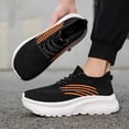 thumbnail image 4 of Lace Up Breathable Mesh Knit Chunky Sole Casual Sneakers, 4 of 5