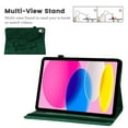 thumbnail image 4 of Dteck Case for iPad 10th Generation 2022 10.9 inch, Embossed Butterfly PU Leather Flip Folio Case with Card Slots Pen Holder for New iPad (2022), Green, 4 of 8