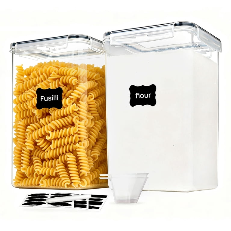 Airtight Food Storage Containers for Flour and Sugar, Set of 2 photo 1