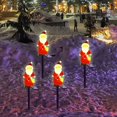 thumbnail image 4 of Outdoor Christmas Lights Solar Santa Resin Courtyard Lamp Holiday Garden Courtyard Lamp, 4 of 6