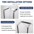 thumbnail image 4 of SUTENGDA Towel Rack for Rolled Towels  Towel Rack for Bathroom Wall Mounted Metal Bathroom Organizer  Bath Towel Holder Wall for Modern Small Space Bathroom Towel Storage  Silver, 4 of 8