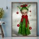 thumbnail image 3 of Cuadros Decorativos Cuadro de taladro redondo completo de muñeca de dibujos animados de Navidad de pintura de diamante (L2718) Tmvgtek embutido en tela, 3 of 8