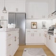 thumbnail image 6 of Plywood 30" H Shaker Single Door Kitchen Wall Cabinet in Crisp White (12"/15"/18" Widths), 6 of 6