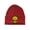 Red, variant on Alien Head Patch Cuffed Beanie - Black