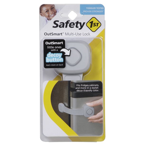 Safety 1ˢᵗ OutSmart Multi-Use Lock, Gray - Walmart.com