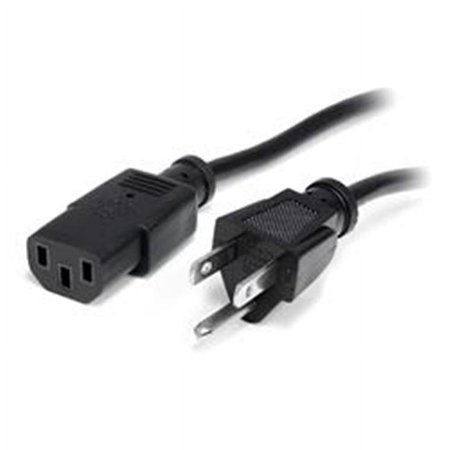 UPC: 0065030849043 | StarTech.com 3 ft 14AWG Computer Power Cord – NEMA5-15P to C13
