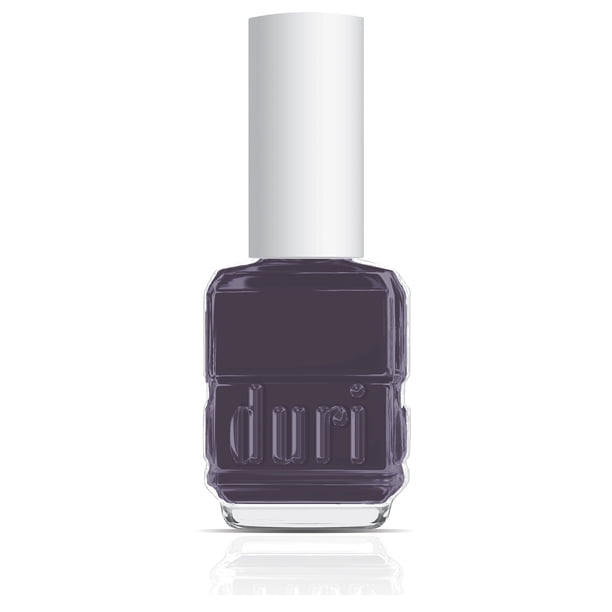 Duri Nail Polish, 709 Lure Me Blue, Dark Periwinkle Blue Color, Full Coverage, Glossy Finish, 0.