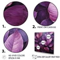 thumbnail image 3 of Designart "Foliage With Minimalist Violet Veins" Leaves Floater Framed Wall Art Prints, 3 of 5