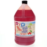 Cherry Ready to Use Hawaiian Shaved Ice or Snow Cone Syrup Gallon (128 Fl. Oz)