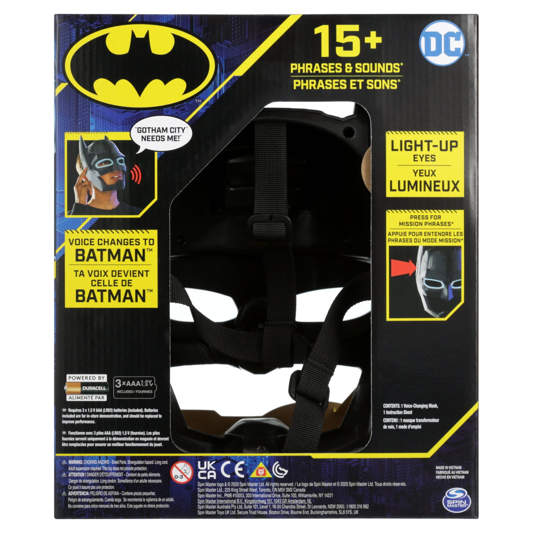 Batman Voice Changing Mask with over 15 Sounds, Kids Toys Aged 4 and up