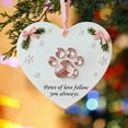 thumbnail image 3 of Horivan 3 Packs Inspirational 2D Heart Pendant Christmas Ornament Festive Holiday Decor for Tree Home Personalized Inspirational Gift for Family Friends Long Lasting Quality Holiday Decoration, 3 of 7