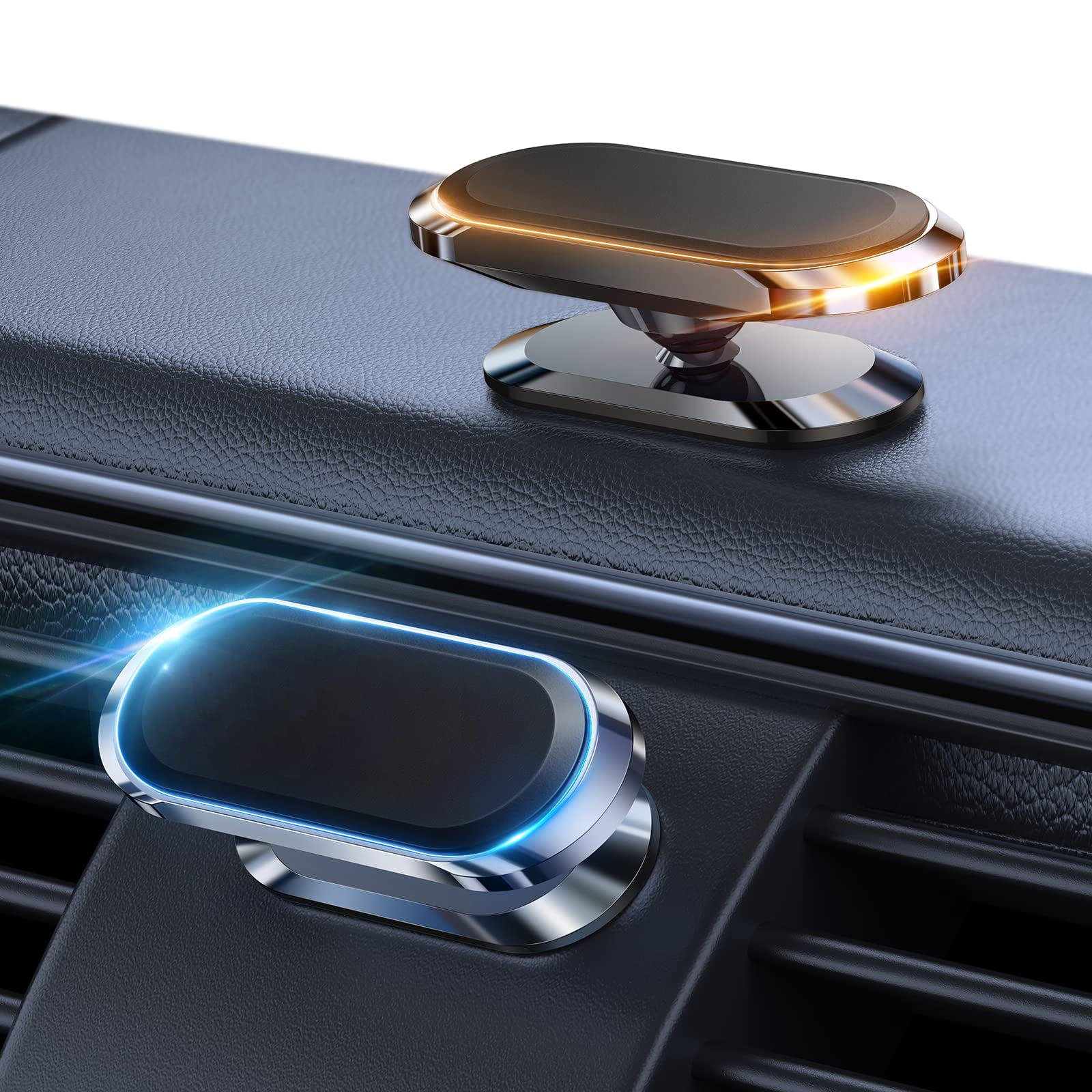 2 Pack Metal Phone Holder for Car [ 2022 Upgrade 8X N52