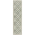 thumbnail image 6 of SAFAVIEH Beach House Nima Trellis Indoor/Outdoor Area Rug Aqua/Cream, 6'7" x 6'7" Square, 6 of 10