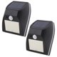 thumbnail image 1 of Marquee Solar Fence Lights Luces Solares A Prueba De Agua Smart Led Solar Wall Lights Potente Lámpara De Pared Solar Lámpara Solar Pequeña Para Patio Trasero Jardín Garaje Advancent HA013406-00, 1 of 7