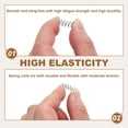 thumbnail image 3 of Uxcell Small Compression Spring 2 mm OD 0.35 mm Wire Diameter 5 mm Free Length 6x0.7x15 mm, 3 of 7
