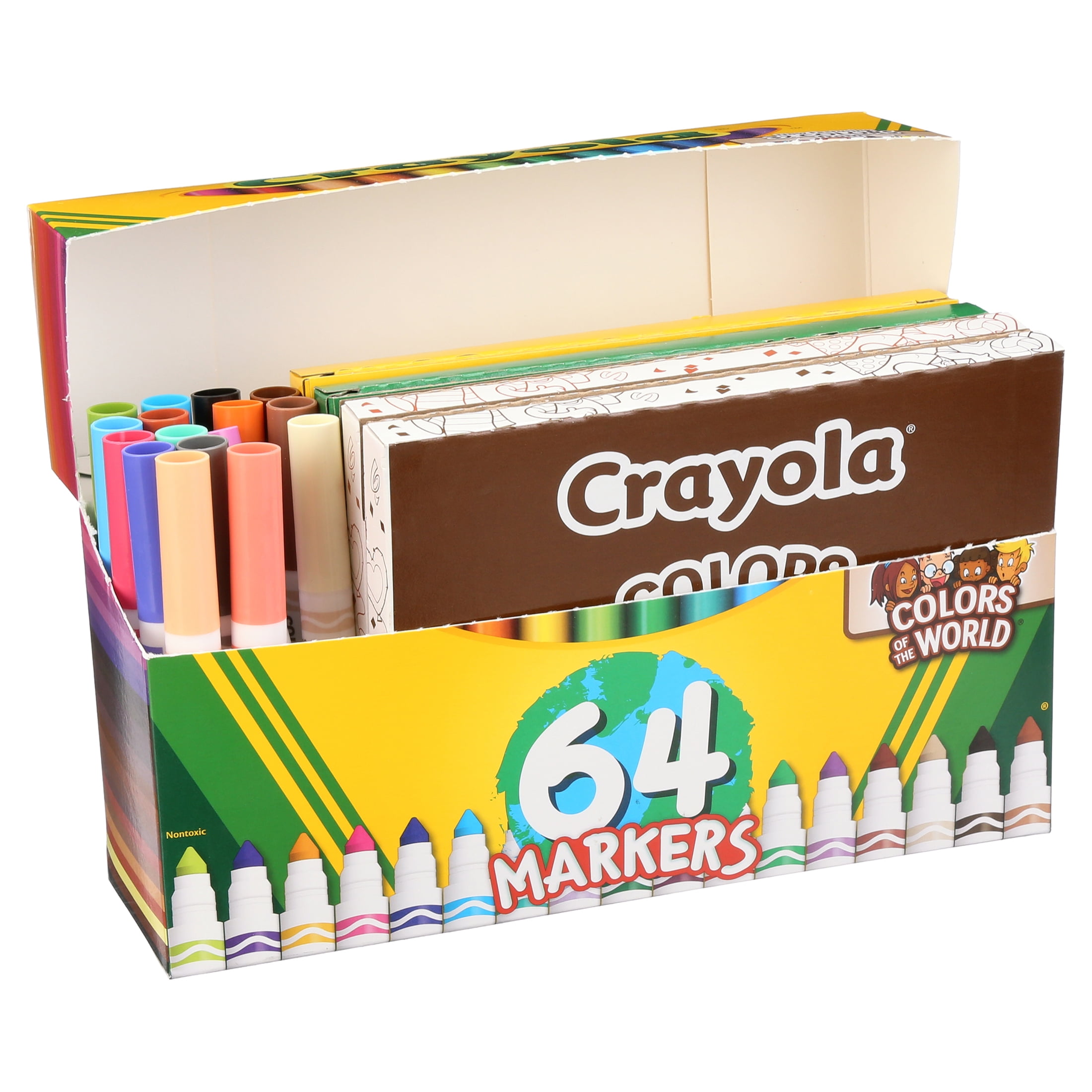 CRAYOLA COLOURS OF THE WORLD WORLD FINE LINE MARKERS – Simply Wonderful Toys