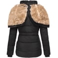 thumbnail image 2 of Winter Women Wool Warm Jacket Hooded Zipper Coat Outwear, 2 of 5