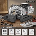 thumbnail image 5 of Ylutex App Control Large Excavator Building Set for Adults, 3567 Pieces Mining Construction Vehicle Model with Motors, STEM Engineering Blocks Kit, 5 of 6