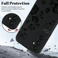 thumbnail image 3 of Compatible with Samsung Galaxy S25 Case,Cute Rose Flower Butterfly Cool Black Solid Design,Soft Silicone Slim Thin Girly Phone Case Protective Shockproof Cover for Women Girls-Rose, 3 of 15
