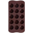 thumbnail image 3 of Chocolate Candy Molds Silicone Baking Mold for Snack Size Peanut Butter Cup, Jello, Keto Fat Bombs and Cordial, Pack of 2, 3 of 5