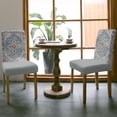 thumbnail image 3 of Chair Covers Vintage Ethnic Style Dining Chair Slipcovers Medieval Turkish Texture Stretch Removable Chair Seat Protector Party Decoration Set of 6, 3 of 6