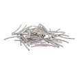 thumbnail image 1 of 2x 50Pcs Tubo Curvo de Espaciador de Fideos Largos de Metal de Latón Tallado de 25 Mm para Joyas de Bricolaje con Orificio de 2 Zulema Cuentas de fideos de tubo curvo, 1 of 8
