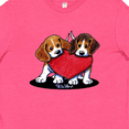 thumbnail image 4 of Inktastic Beagle Heartfelt Duo Youth T-Shirt, 4 of 5