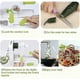 thumbnail image 3 of Spiralizer 4 -blade Vegetable Spiralizer Foldable Spiral Slicer Zucchini Noodle Veggie Pasta Spaghetti Maker, 3 of 5