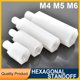 thumbnail image 2 of M4 M5 M6 White Nylon Standoff Hexagonal Hex Spacer For PCB Motherboard Support Column Plastic Spacing Screw bolt length: 30-60mm, 2 of 4