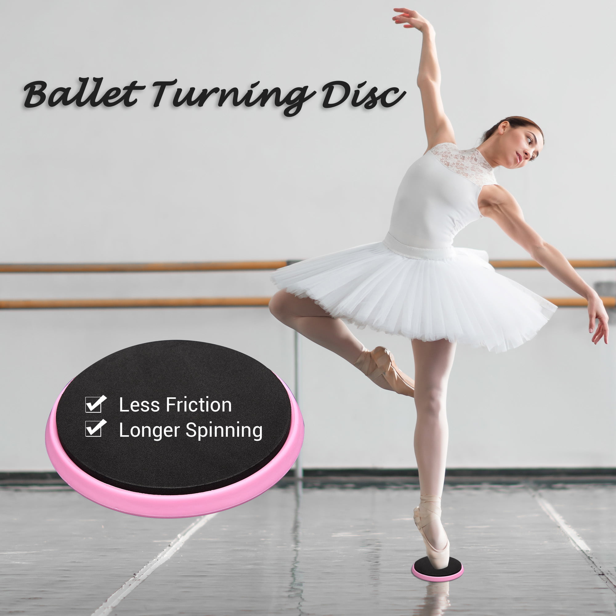 Ballet Turning Board,Portable Dance Turn and Spin Board for Dancers,Ice Skaters,Gymnasts and Cheerleaders 