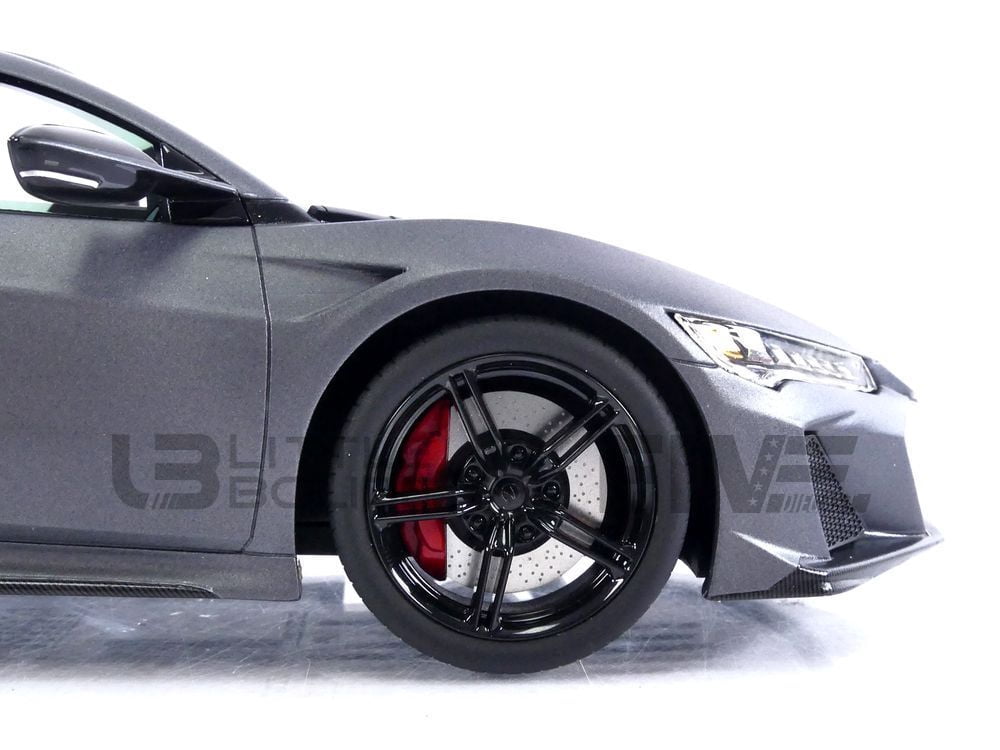 Acura NSX Type S Gotham Matt Gray 1/18 Model Car by Top Speed