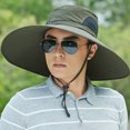 thumbnail image 5 of Sombrero Visera para el sol para hombre Sombrero de pescador Sombrero grande Protector solar UV Sombrero de pescador Sombrero para el sol de verano, 5 of 5