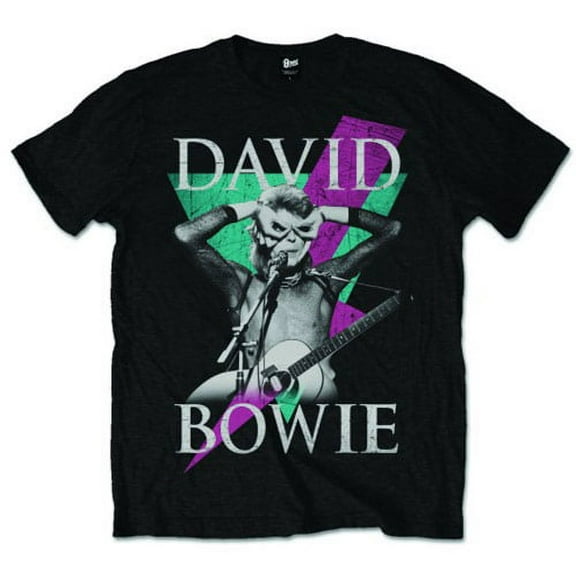 David Bowie Men's Sliced Image 2 T-shirt Small Black
