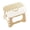 Brown, variant on Portable Folding Stool Space Saving Small Stool Plastic Green For Home Office Outdoor Camping 1 Pack