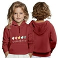 thumbnail image 4 of FUZHIQ Girl's Hoodie Long Sleeve Soft Sweatshirt Graphic Hoody Kids Cute Pullovers Top Clothes ,Size 3-14 Years, 4 of 6