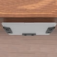 thumbnail image 4 of IDEANATEGRATE 1Jgo Soporte Para Laptop Bajo Escritorio De Plástico Negro Resistente Para Uso En Casa Y Oficina, 4 of 8