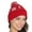 Red, variant on ZPAQI Adult Knit Snowflake Pattern Beanie Outdoor Windproof Christmas Hat for Girls