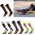 thumbnail image 5 of Milue 1 Pair Ski Socks Men Women Warm Winter Cotton Ski Socks for Skiing Snowboarding, 5 of 15