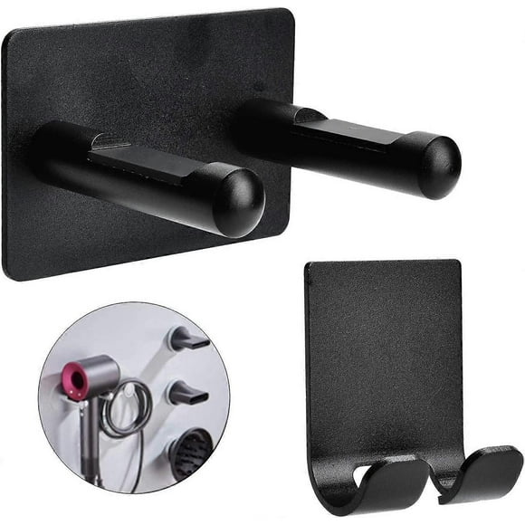 Dyson Stand, Hair Dryer Stainless Steel Wall Mount Bracket for Bedroom and Bathroom, Stainless Steel Metal Plug Holder
