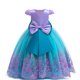 thumbnail image 3 of Vestido de baile de sirena de Disney para niña, disfraz de Ariel con luz LED, disfraz de princesa para fiesta de cumpleaños de lujo para niños, 3 of 3