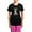 With Pink Pant, variant on CafePress - Husky Mom Women's Dark Pajamas - Women's Short Sleeve Print T-Shirt and Pants Dark Cotton Pajama Set